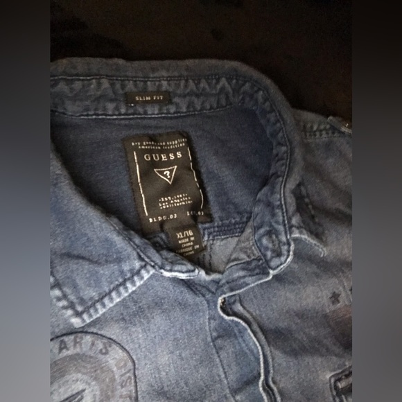 Vintage mcm/guess collaborative button up - Picture 6 of 6